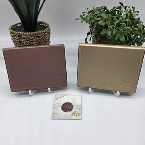 2 Eyeshadow Palletes Earth & Mauve Tones By ittse Magnetic Cases Beautiful Hues